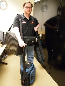 The Camera Gear in Cases