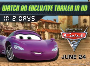 Cars 2 in 2 days promotional image Cars 2 trailer will appear in 2 days